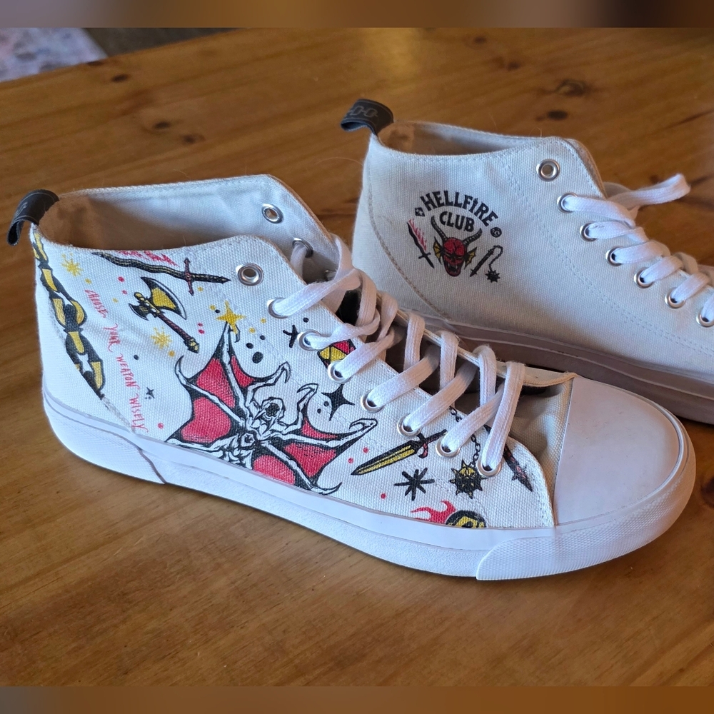 Women's Size 9 Stranger Things High Top Sneakers